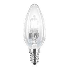 Λάμπα εξοικονόμησης ενέργειας B35 E14 28W 220-240V θερμό φως 2700k 370lm ντιμαριζόμενη 2000h