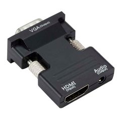 Αντάπτορας POWERTECH CAB-H120 HDMI σε VGA με audio