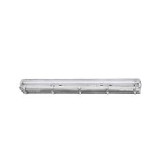 Φωτιστικό πολυκαρμπονικό για LED T8 230V 1x150cm τροφοδοσίας 2 άκρων στεγανό IP65 με λευκό μεταλλικό καθρέφτη