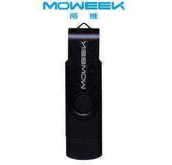 MOWEEK M33 2016 Fashion Metal otg Usb 2.0 Cle Usb 16GB black