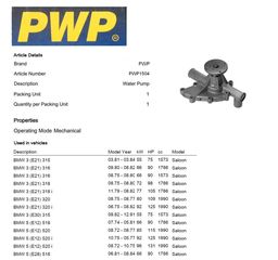 ΑΝΤΛΙΑ ΝΕΡΟΥ BMW E12-E21-E28-E30 (PWP)-thumb-1