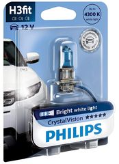 Λάμπα Philips H3 12V 55W Crystal Vision 4300K 12336CVB1