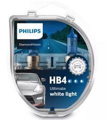 Λάμπες Philips HB4 12V 55W Diamond Vision 5000Κ 9006DVS2