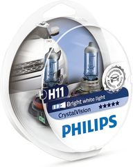 Λάμπες Philips H11 12V 55W Crystal Vision 4300K 12362CVSM