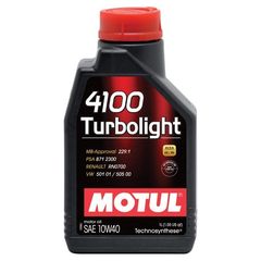 Λιπαντικό Κινητήρα Motul 4100 Turbolight 10W40 1lt