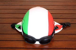 Italy Club Retro Pilot Helmet 1932 flag-thumb-2