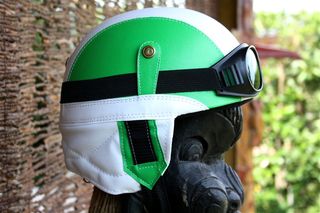 Italy Club Retro Pilot Helmet 1932 flag-thumb-27