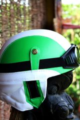 Italy Club Retro Pilot Helmet 1932 flag-thumb-28