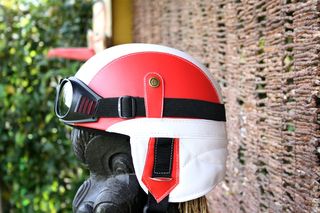 Italy Club Retro Pilot Helmet 1932 flag-thumb-32