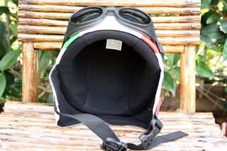 Italy Club Retro Pilot Helmet 1932 flag-thumb-10