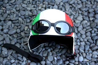 Italy Club Retro Pilot Helmet 1932 flag-thumb-18