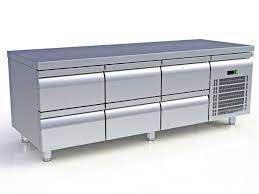 Ψυγείο χαμηλό πάγκος συντήρηση   4 συρτάρια GN1-1 Διαστάσεις 141 x 70 x 68