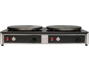 Κρεπιέρα ηλεκτρική διπλή 35εκ  η  40εκ 2x2700W / 230V  Διαστάσεις 86χ43χ17