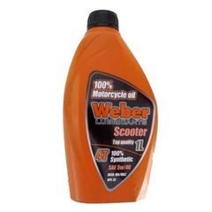 Λάδι Κινητήρα Για Σκούτερ Συνθετικό WEBER 4T 5W-40 1ltWEB5W40SC1L