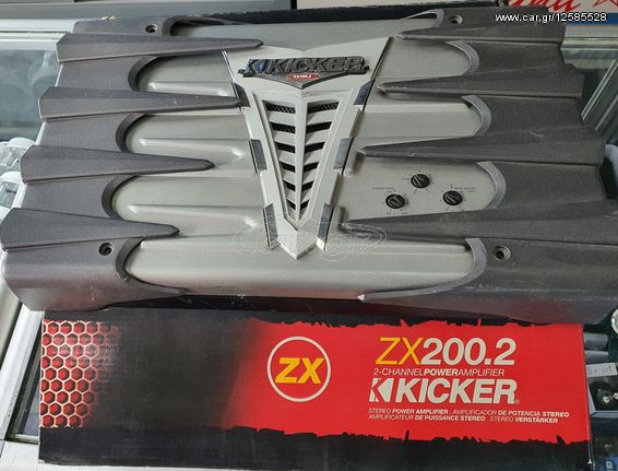 ΔΙΚΑΝΑΛΟΣ ΕΝΙΣΧΥΤΗΣ KICKER ZX200.2 200RMS 400WATT....Sound☆Street....