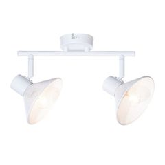 Φωτιστικό οροφής PALOMA 2xΕ14 λευκό μεταλλικό 32x13x19cm εσωτερικού χώρου IP20