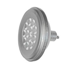 Λάμπα led AR111 GU10 12W 230VAC δέσμης 36° 6200k ψυχρό λευκό φως 880 lumen αλουμινίου ασημί