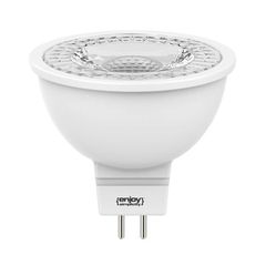 Λάμπα led MR16 GU5.3 Ø50mm 5W 230V 4000k ενδιάμεσο φως 400 lumen δέσμης 38° 25000h