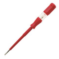 Κατσαβίδι δοκιμαστικό μικρό 185x3mm κόκκινο 100-500V