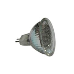 Λάμπα led PAR16 ισχύος 1.9W 12V δέσμης 30° θερμό λευκό φως 72lm με γυάλινο σώμα και κάλυμμα