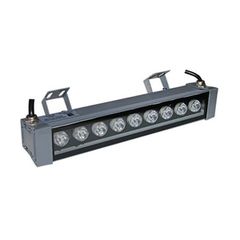 Μπάρα - προβολέας LED επιμήκης γκρι 30cm 10W 230V μπλε φως 10° με 9LED 1200lm στεγανός IP65