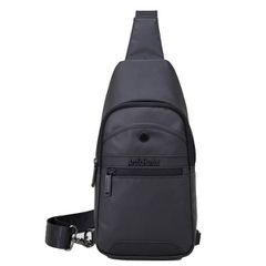 Τσάντα Crossbody ARCTIC HUNTER XB13001-BK αδιάβροχη μαύρη με ειδική εσοχή για τα ακουστικά