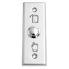 Χωνευτό μπουτόν SECUKEY SCK-CBUTTON1 3Α ασημί από ανοξείδωτο ατσάλι