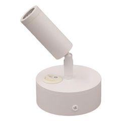 Φωτιστικό σποτ εξωτερικό κινητό ARISTON PLUS 1 3W led θερμό λευκό φως 3000k εσωτερικού χώρου IP20