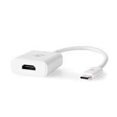 Μετατροπέας NEDIS CCGP64651WT02 από USB 3.1 type-C αρσενικό σε HDMI θηλυκό 0.20m