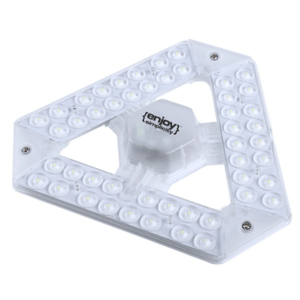 Πλακέτα LED T9 G10q 25W 220-240V ψυχρό φως 5700k 2200lm Φ203mm δέσμης 270° με μαγνήτη