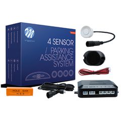 Συστημα Παρκαρισματος Με 4 Διαιρουμενους Αισθητηρες (ΛΕΥΚΟ ΧΡΩΜΑ) Και Buzzer (MONO HXO)