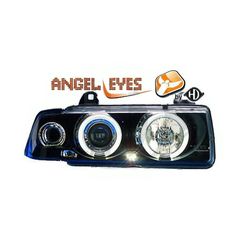 Φανάρια Diederichs Angel Eyes BMW Σειρα 3 E36 90-99 LIMOUSINE/TOURING (Μαύρα)