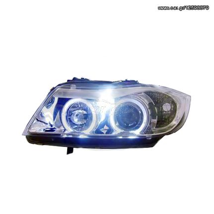 Φανάρια Diederichs Angel Eyes BMW Σειρα 3 E90/91 04.05-08.08  (Χρώμιο)