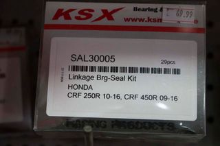 KSX Κιτ ρουλεμάν μοχλικού CRF250 10-, CRF450 09-16