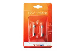 ΛΑΜΠΑΚΙΑ ΠΛΑΦΟΝΙΕΡΑΣ C5W 12V 5W SV85-8 11x36mm POWERTEC STANDARD ΑΛΟΓΟΝΟΥ 2ΤΕΜ.