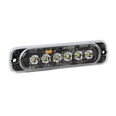 Lampa Strobe Light 6 LED 12/24V - Amber