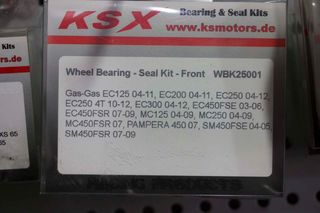 KSX ρουλεμάν εμπρός τροχού GASGAS EC MC 125-450 από 04