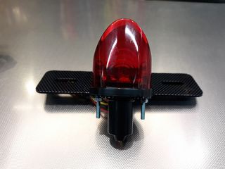Φανάρι πίσω LEd Custom (10R + 4W ) Carbon Βαση-thumb-2