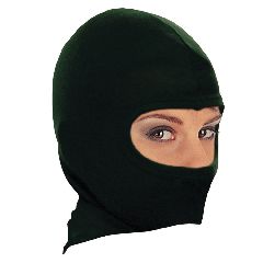 BIKE IT - SYNTHETIC SILK BALACLAVA - BLACK