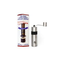 Aeropress Μηχανή Καφέ + Rhinowares Tall Χειροκίνητος Μύλος Καφέ