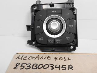 ΧΕΙΡΙΣΤΗΡΙΟ RENAULT MEGANE TOY 2011  MULTIMEDIA CENTER CONTROL SWITCH , 253B00345R