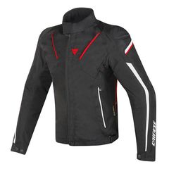 Dainese Stream Line D-Dry Jacket Black/Red