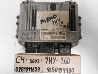 ΕΓΚΕΦΑΛΟΣ ΚΙΝΗΤΗΡΑ CITROEN C4 TOY 2003 , 0281011629