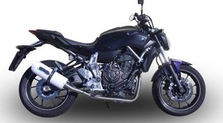 Gpr Ολόσωμη Εξάτμιση Albus Ceramic White Yamaha MT 07 2014 - 2016 Euro3