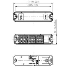 TAIL LAMP 18 LED 12/24V SMALL  LED ΦΑΝΑΡΙΑ  MERCENDES-VOLVO-SCANIA-IVECO-DAF-MAN !!!!!-thumb-1