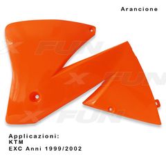 Καπάκια ΠΛΑΣΤΙΚΆ ΨΥΓΕΙΟΥ X-FUN KTM EXC 98-02