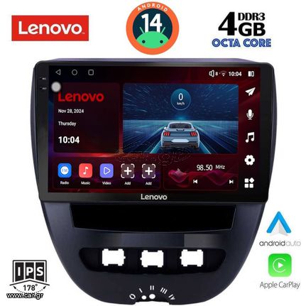 MULTIMEDIA TABLET for CITROEN C1-PEUGEOT 107-TOYOTA AYGO mod. 2005-2014 LENOVO SSV 8707_CPA (10inc)...SoundStreet..
