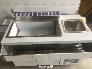 INOXWEB 2027-ΨΥΓΕΙΟ ΜΠΑΡ ΜΕ ΕΡΜΑΡΙΟ ΜΠΑΡ 135Χ70Χ87