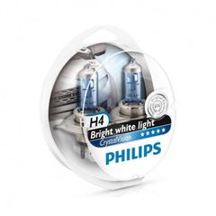 Λάμπες Philips 12V 55W Crystal Vision +Τ10    