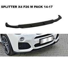 BMW X4 F26 14'-17' M'PACK ΠΛΑΣΤΙΚΑ SPLITTER MAXAIΡΙΑ ΓΥΡΩ-ΓΥΡΩ AEΡΟΤΟΜΗ!!!